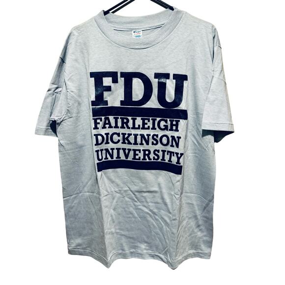 Vintage Champion Fairleigh Dickinson T Shirt - Picture 1 of 5